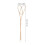 Hand Woven Rattan Quilt Duster Con Lungo Manico 25,15" 2