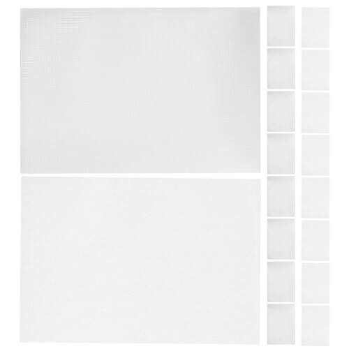 10Sets Printable Water Soluble Embroidery Stabilizer Sheets for Sewing