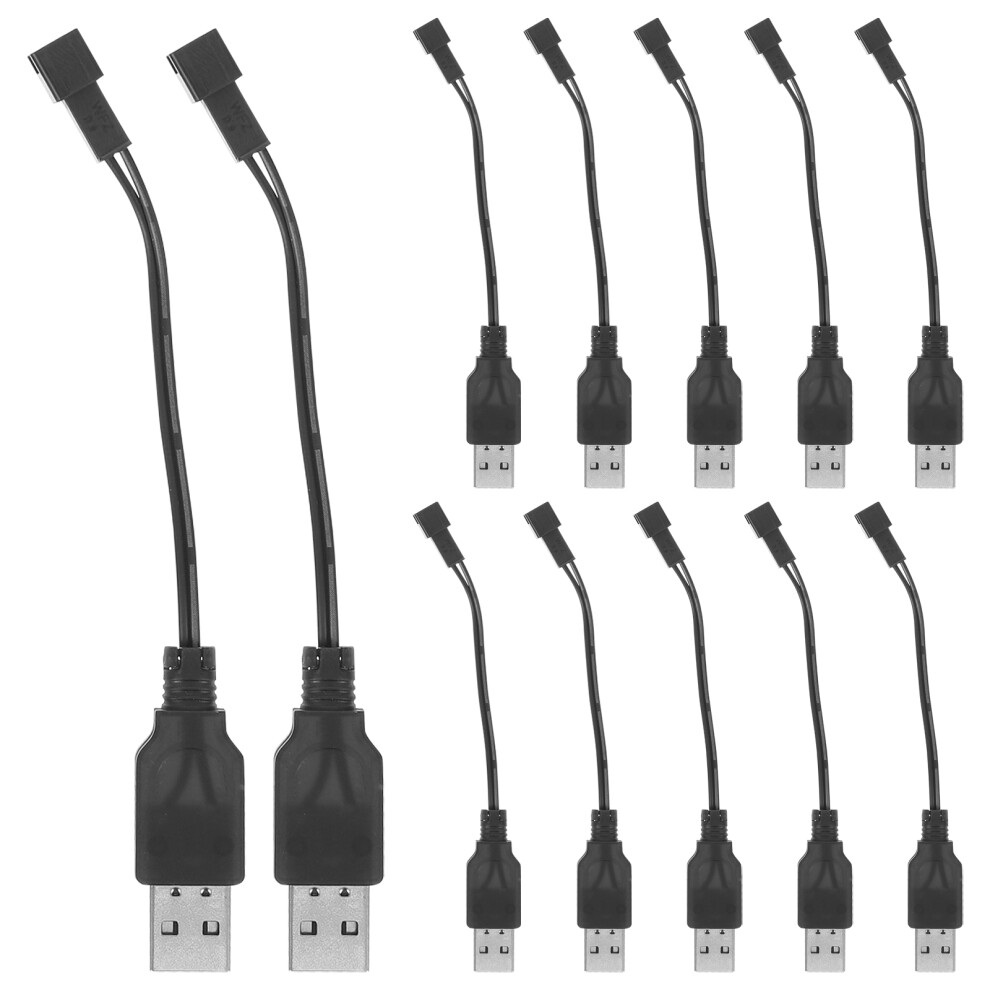 12Pcs Usb Charging Adapter For 3.7V Electric Toy Bubble Machine Rc Car 3601048734925