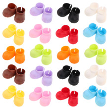 20Pary Plastikowe Mini Dla Lalek Kolorowe Stylowa
