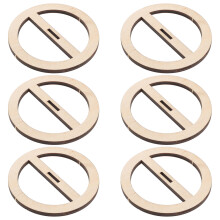 6Pcs Wick Holders: Wooden Candle Centering Tool For Diy Making