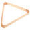 2Pcs Khaki Solid Wood Billiard Triangle Rack for Pool Table Ball Setup 11