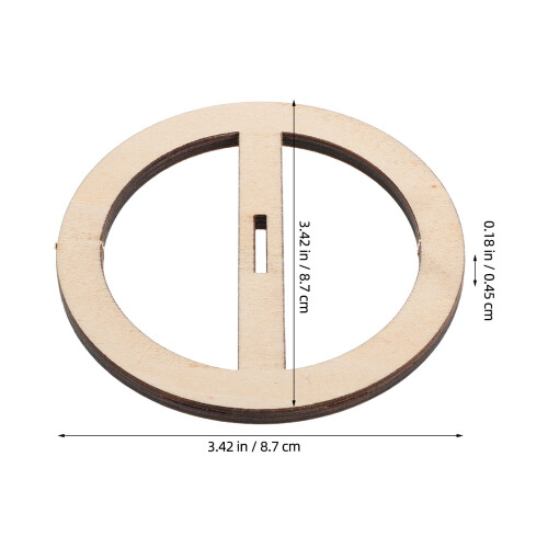 6Pcs Wick Holders: Wooden Candle Centering Tool For Diy Making 1
