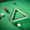 2Pcs Khaki Solid Wood Billiard Triangle Rack for Pool Table Ball Setup 5