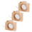 3Pz Giocattoli in Legno Khaki Bambini Gioco Artistico 1