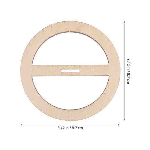 6Pcs Wick Holders: Wooden Candle Centering Tool For Diy Making 2