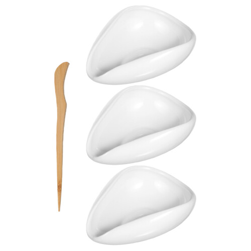 Conjunto De Colher De Porcelana Para , Café E Folhas
