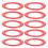 10Pz Anelli Gommapiuma Per Altoparlanti Rosso, DIY Audio 8