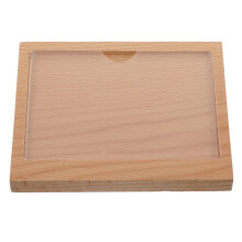 Wooden Label Holder Schuine Opstelling Voor Restaurant En Evenementen
