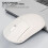 Mouse da gioco wireless 1200DPI 2.4G per PC/Laptop bianco 9