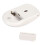 Mouse da gioco wireless 1200DPI 2.4G per PC/Laptop bianco 12