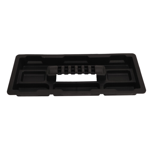 Plastic Tool Box 2-Layer Portable Storage Organizer 14in ABS Locking 2