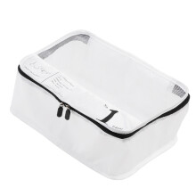 Multifunktionale Polyester-Kofferorganizer-Taschen 32x23x12cm Weiß S