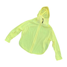 Kinder UV-Schutz Hoodie Atmungsaktive Eissilke Leuchtgelb