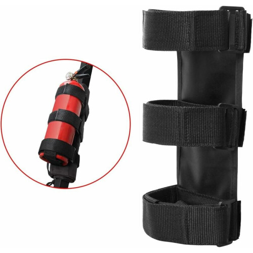 Fire Extinguisher Mount, Easy Installation for Quick Access, Three Straps Reinforce Stability During Off-Road Adventures 1