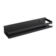 Badkamerorganizer, roestvrije roestvrijstalen wandplanken voor badkameropslag, met een opstaande rand om te voorkomen dat spullen eraf vallen.