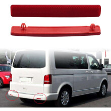 Rode lens reflector voor achterbumper, hoogwaardige HD LED-lampjes voor VW Transporter T5 2003-2011, duurzaam en niet snel beschadigd, compatibel