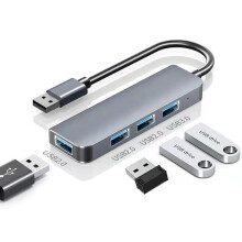 Hub USB portabil compact și elegant, compatibilitate largă care asigură o integrare ușoară cu dispozitivele existente, protecție la supracurent