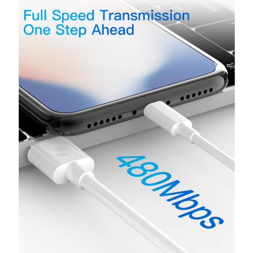 Καλώδιο USB σε Lightning για iPhone, Premium με μόνωση TPE και συμπαγή υποδοχή Lightning σε USB, 1