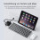 Καλώδιο OTG για iPhone, iPad, Προσαρμογέας κάμερας USB, Plug and Play με θύρα φόρτισης για εύκολη 3