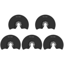 Precision Cutting Oscillating Saw Blades, Semi Circular Blades for Cutting Wood Plastic Soft Metal, Universal Fit System for Oscillating Tools