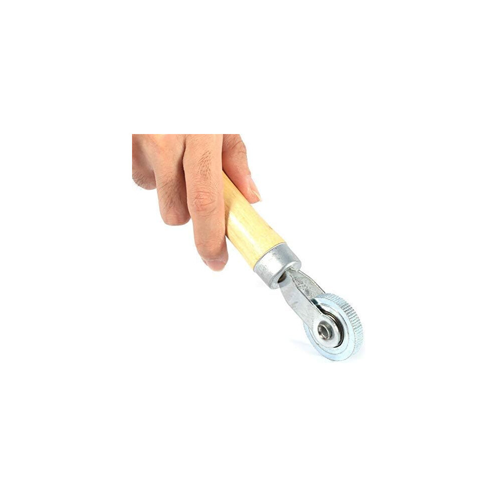 Tire Patch Roller Wooden Handle, Designed To Unwind Tube And Tire Repair Patches, Portable And Comfortable To Use For Cars, Motorcycles And Bicycles, 9169997090805