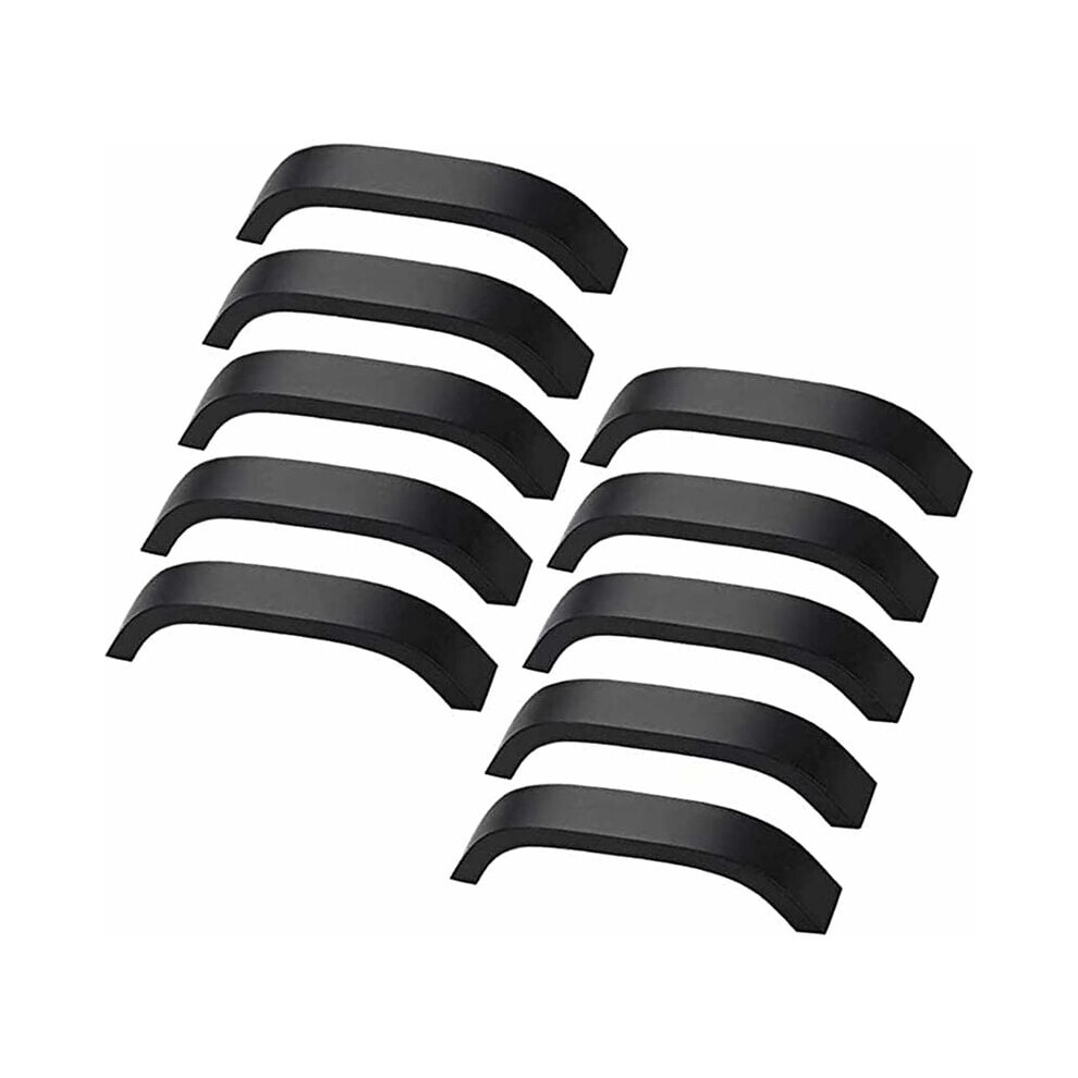 Contemporary Cabinet Pulls, Black Euro Style Drawer Hardware With Solid Zinc Alloy Material For Timeless Elegance 9405630554991