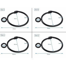 Elegant Curtain Adornments, Curtain Rings with Eyelets for Hanging Pinch Pleat Curtain, Solid Metal Construction Ensures Durability and Reliability