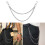 Silver Pants Chains Belt Chains Keyring Wallet Chain Punk-A 3