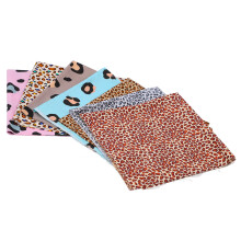 Leopard Print Woven Fabric 19.7in Wide Multi Style Craft Material