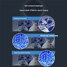 MS120 Phone Microscope Professional Identification Lens 120X HD Magnifying JeweLens with 19 Light Modes 36 Lamp Beads