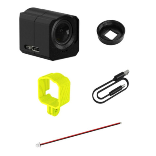 Câmera FPV RunCam Night Vision com Resolução de 2,7K e Sensor de 1/1,8 Polegadas para Drones RC, Clareza Noturna Aprimorada, Protótipo 3D A