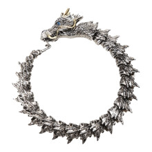 Hip Hop Kielkette Armband Vintage Dicke Armbänder Schmuck Heavy