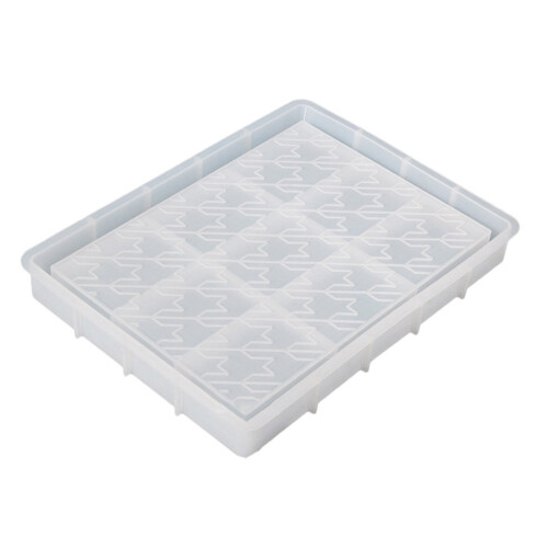 Silicone Tray Mold for Resin Casting Square-rectangular puzzle