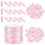 Fermoirs détachables, connecteur de barils de perles,-Rose 1