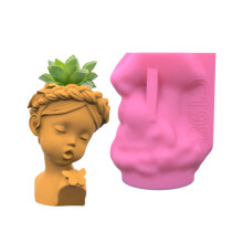 Epoxy Mold Dish Succulent Flower Pot Silicone Mold Mirror Resin
