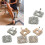 Strass-Schuhclip,-Weiße B-Doppelschnalle 6