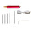Electric Handheld Drill Portable Electric Drill Rotary Tool-Red 1