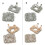 Strass-Schuhclip,-Weiße B-Doppelschnalle 5