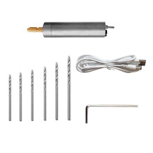 Electric Handheld Drill Portable Electric Drill Rotary-Silver