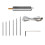 Electric Handheld Drill Portable Electric Drill Rotary-Silver 1