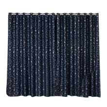 Elegant Linen Textured Thermal Insulated Curtains, Geometric Dots Pattern Design for Your Living Space, Breathable Durable Material Blocks Sunlight