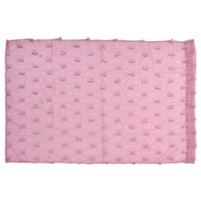 Pom Pom Transparente Gardiner, Elegant Semi-Transparent Lysfiltrerende Dekorativt Værktøj til Boligområder, 1x1,3m, Maskinvaskbart 3D-Stof,