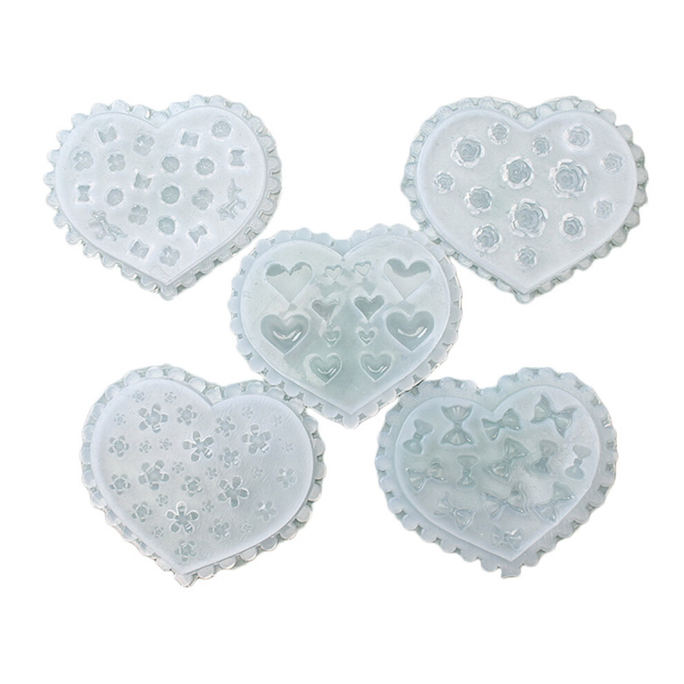3D Nail Art Mold Silicone Nail Art Decortive Cabochon Mold for