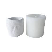 Blumentopf Betonform Papiersack Silikonform DIY Sukkulenten- S