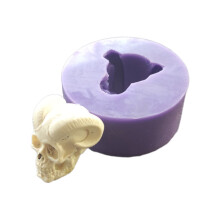Wizard Skull Candle Mold Europese en Amerikaanse-Hoorns