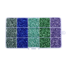 Broken Glass Stones UV Crystal Epoxy Resin Filler DIY-Blue