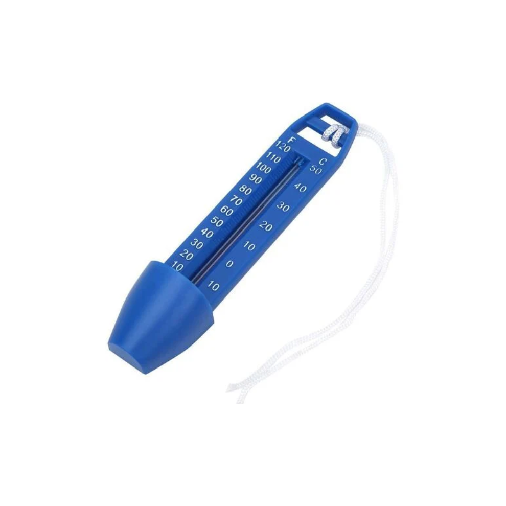Pool Spa Thermometer, Large Built-In Pocket for Out-of-Pool Reading, Accurate Fahrenheit and Celsius Measurement