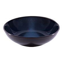 Hand-Crafted Blue Ceramics, 7.9-Inch Dinnerware Ideal For Small Bites, Scratch Chip Resistant, Oven Safe, Freezer Safe, Microwave Safe, Dishwasher