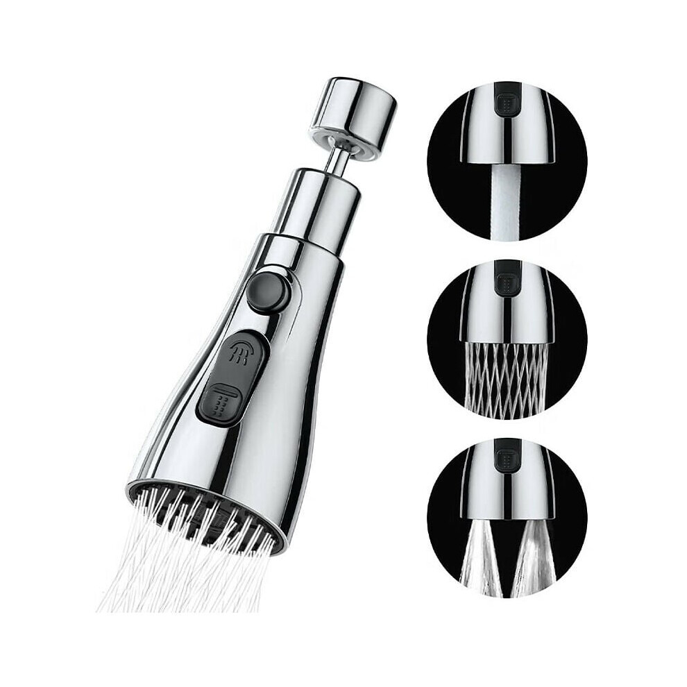 Versatile Sink Aerator, Kitchen Faucet Head With Aluminum Alloy For Enhanced Durability, Big Angle Rotatable For Optimal Reach, Fits 99% Faucets With 9441426915706